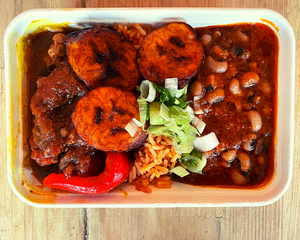 Ready Meals Delivered | 2 x Stew Jollof Box( Beef and Bell Pepper and Black-Eyed Beans) 